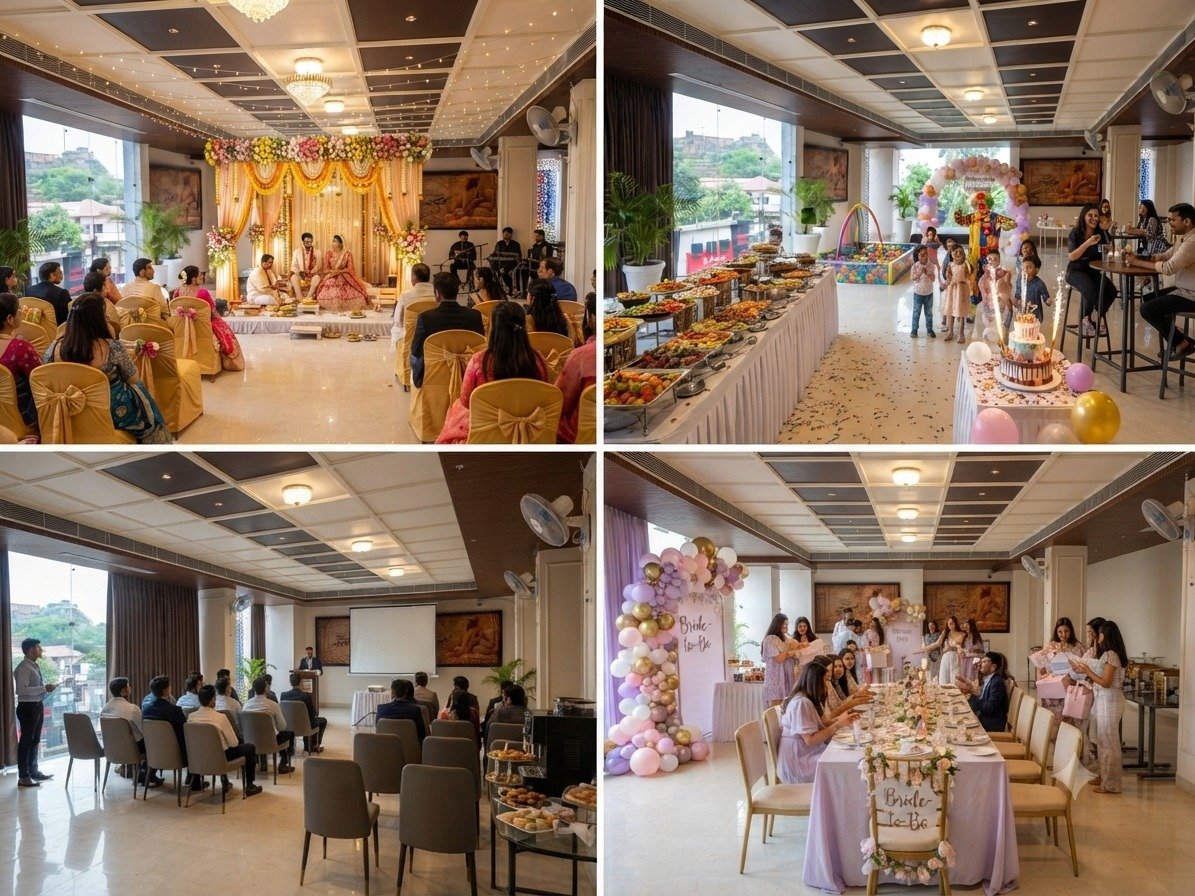 Weddings, birthdays and meetings at Hotel Aditya